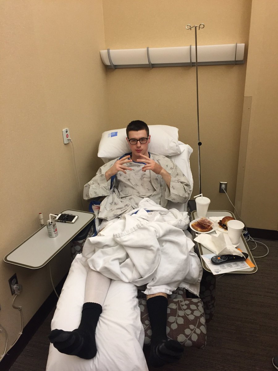 dcow21's tweet photo. "Minor setback for a major comeback". Hip surgery #2 in the books. Thanks for all the prayers and support❤🌺 #SpringBreak https://t.co/iCAWM1nzfB