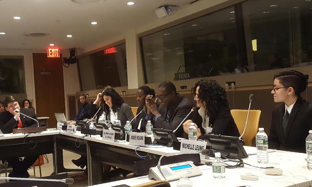 Cartagena2Q's tweet photo. #UNCSW61 glad 2 hear Prof Jody Roure @JohnJayCollege opening @UN session on #massincarceration impact on women in Latin America + Caribbean https://t.co/iULJLi24cr