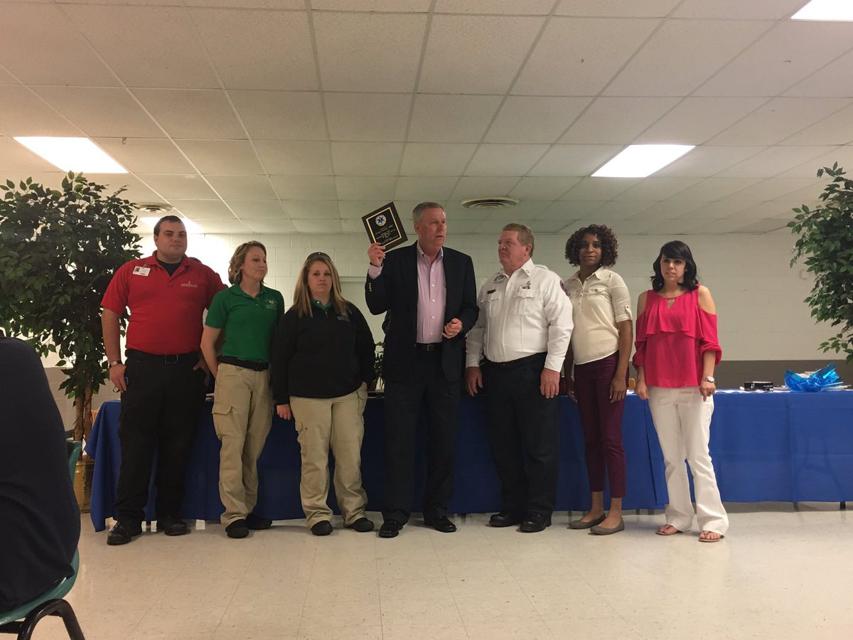 Region 8 EMS of the Year!  Crisp County EMS. So proud of these awesome folks. #mycrispregional