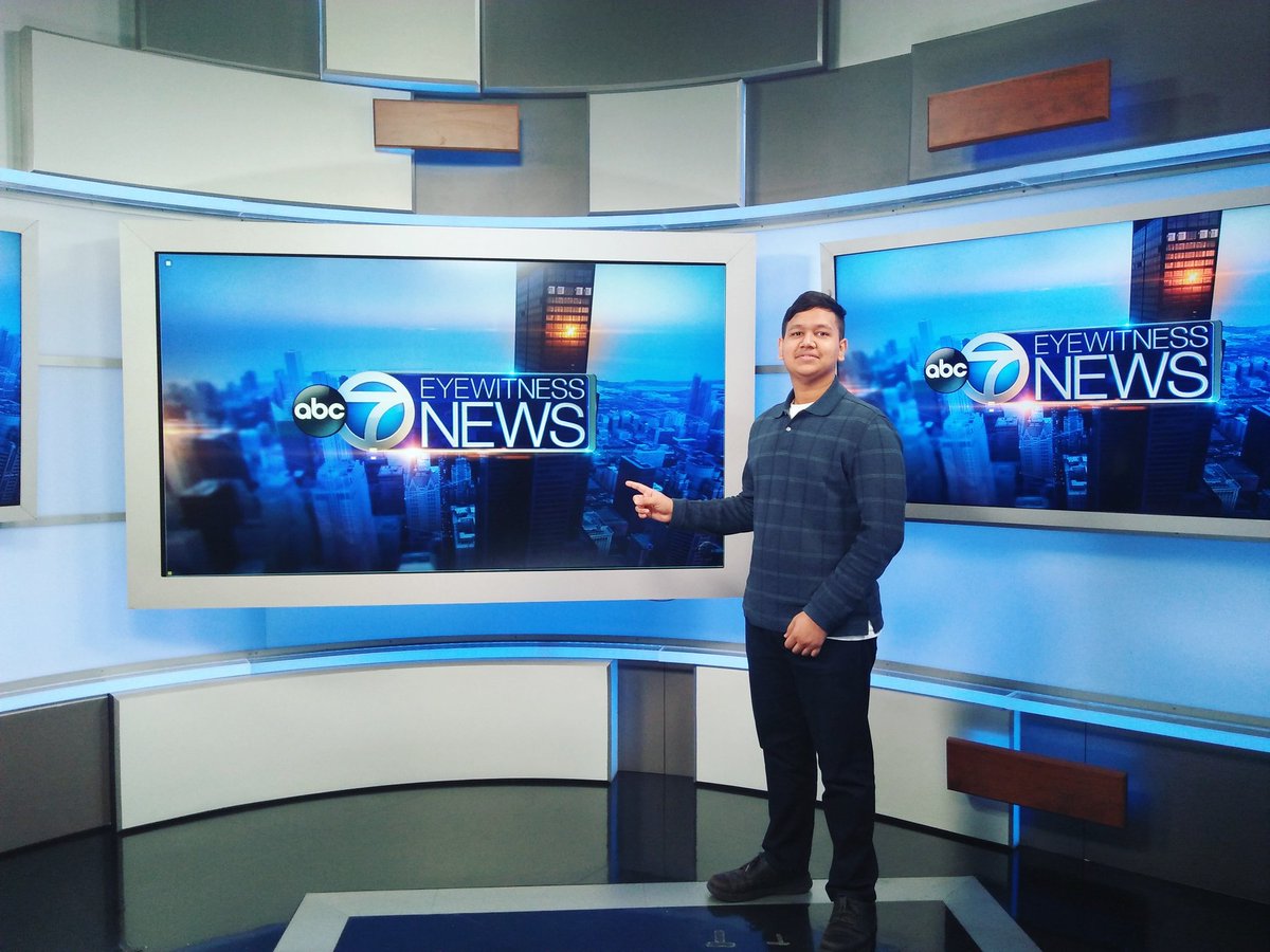 AR_Rafiul's tweet photo. Field trip to  abc7 eye witness news. Tirrell Brown and his team are the most amazing people I have ever met #afsaffect #yesprogram #iearnbd https://t.co/lRj8x0jFSh