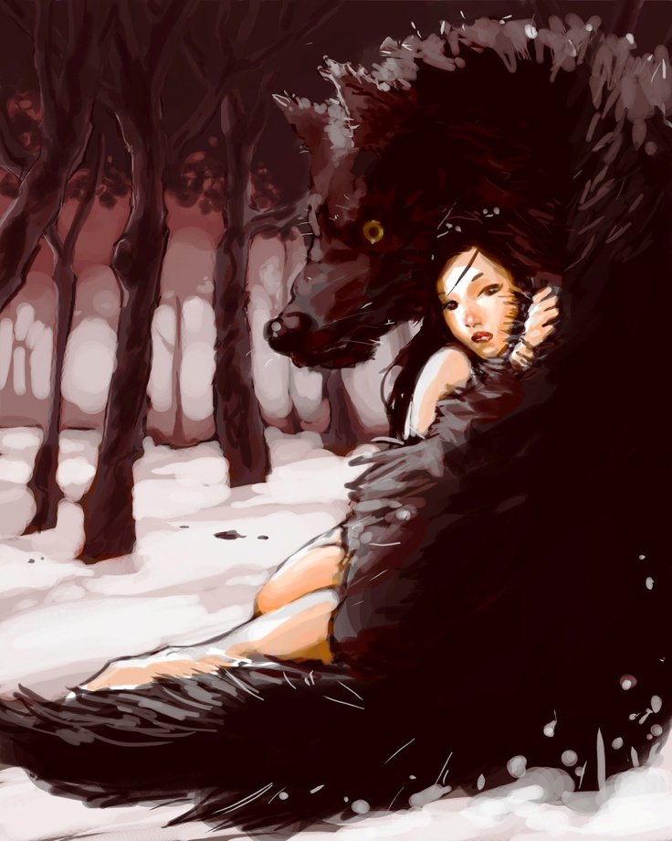 And painting of my blacky and I