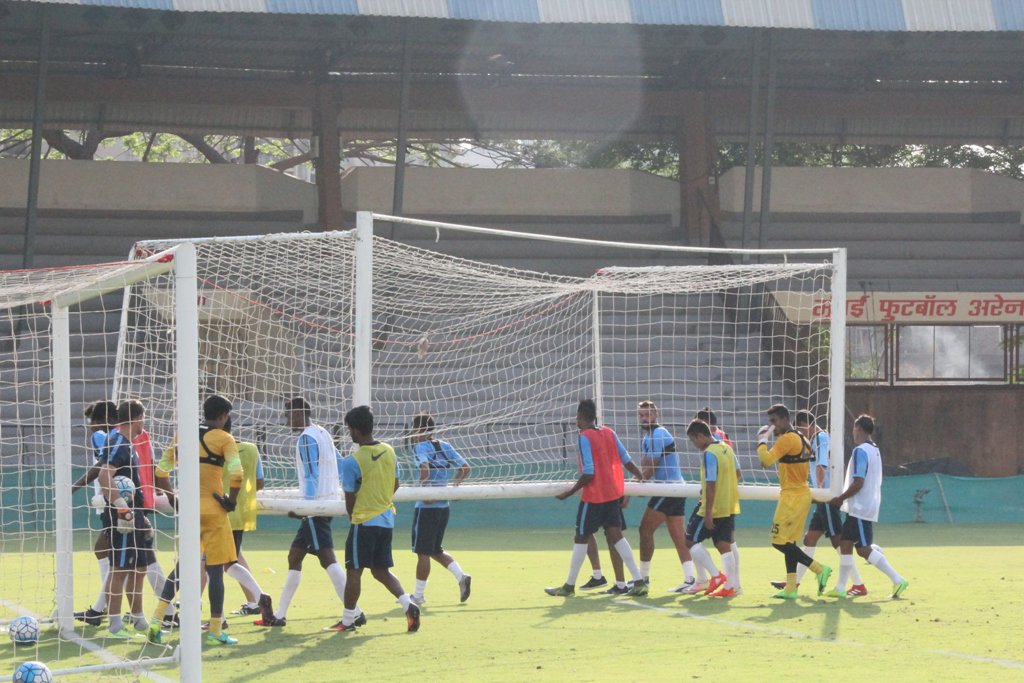 IndianFootball's tweet photo. Teamwork. Unity. Sacrifice. Never-say-die. Everything was on the cards yesterday. #BackTheBlue #CAMvIND #AsianDream https://t.co/rt86aOVjS3