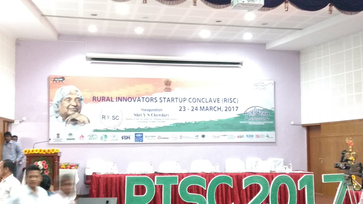 Delighted to be here at RISC 2017# NIRD # Cerelia Nutritech