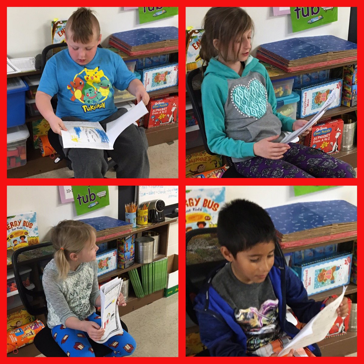BraswellMonkeys's tweet photo. Writing Celebration! The Monkeys are sharing their personal narratives. 🐒 #c6learns #moedchat #writingchat https://t.co/15oXNFFClH