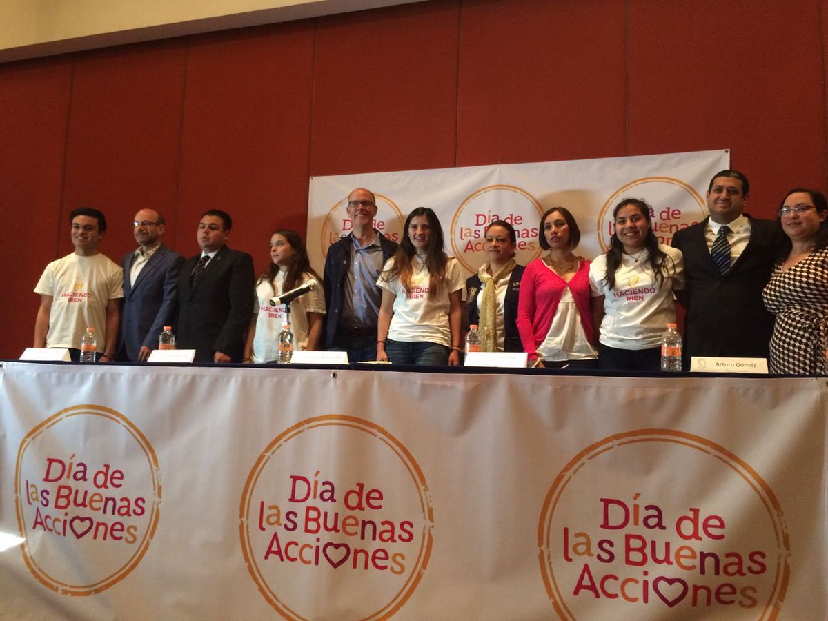 VNUMexico's tweet photo. Hoy estuvimos en la conferencia de prensa del Día de las Buenas Acciones, el cual se celebrará este próximo 02 de abril ¡Únete! https://t.co/SVuvwRIWz2