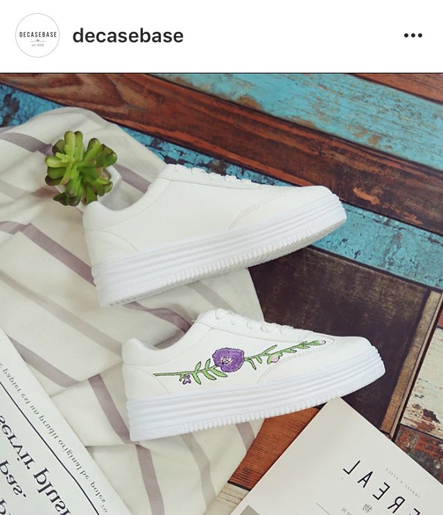 DeCaseBase's tweet image. IG: @DeCaseBase 

[FLORAL EMBOIDERED]
Size 34-39
RM40 (Ex postage)
Direct message us for more info! 
#decasebase