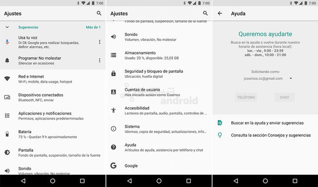 NovAndroides's tweet photo. Así son los renovados y reorganizados ajustes de Android O https://t.co/qC5yeYInuM https://t.co/V6t8pR0JWL [xatakandroid]