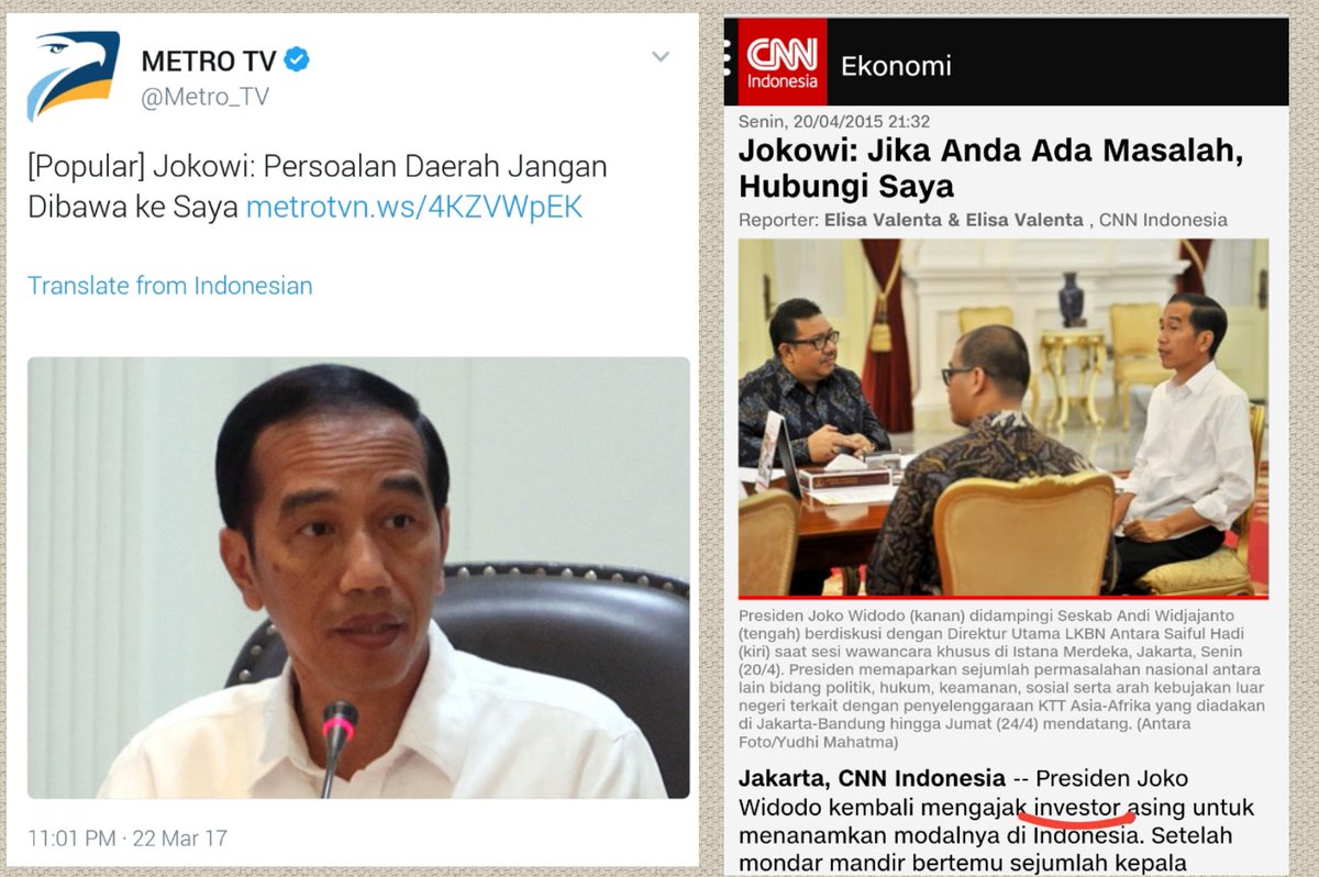 Dandhy_Laksono's tweet photo. Yang kiri sedang bicara  dengan petani Kendeng, yang kanan bicara di World Economic Forum. https://t.co/iaM9yydqLV
