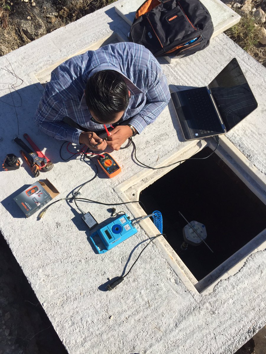 proirh's tweet photo. Instalación, configuración y puesta en marcha de medidores de inserción en conducción #Hydrins + dataloger #Lolog en #SAPSAM #Eficiencia https://t.co/vX8tw5KYIZ
