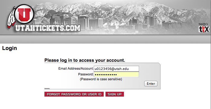 TheMUSS's tweet photo. 🚨Protip🚨

Try to log into your Utah Tickets account before MUSS registration starts next week to make sure your login information works! https://t.co/NaIOetFsCa