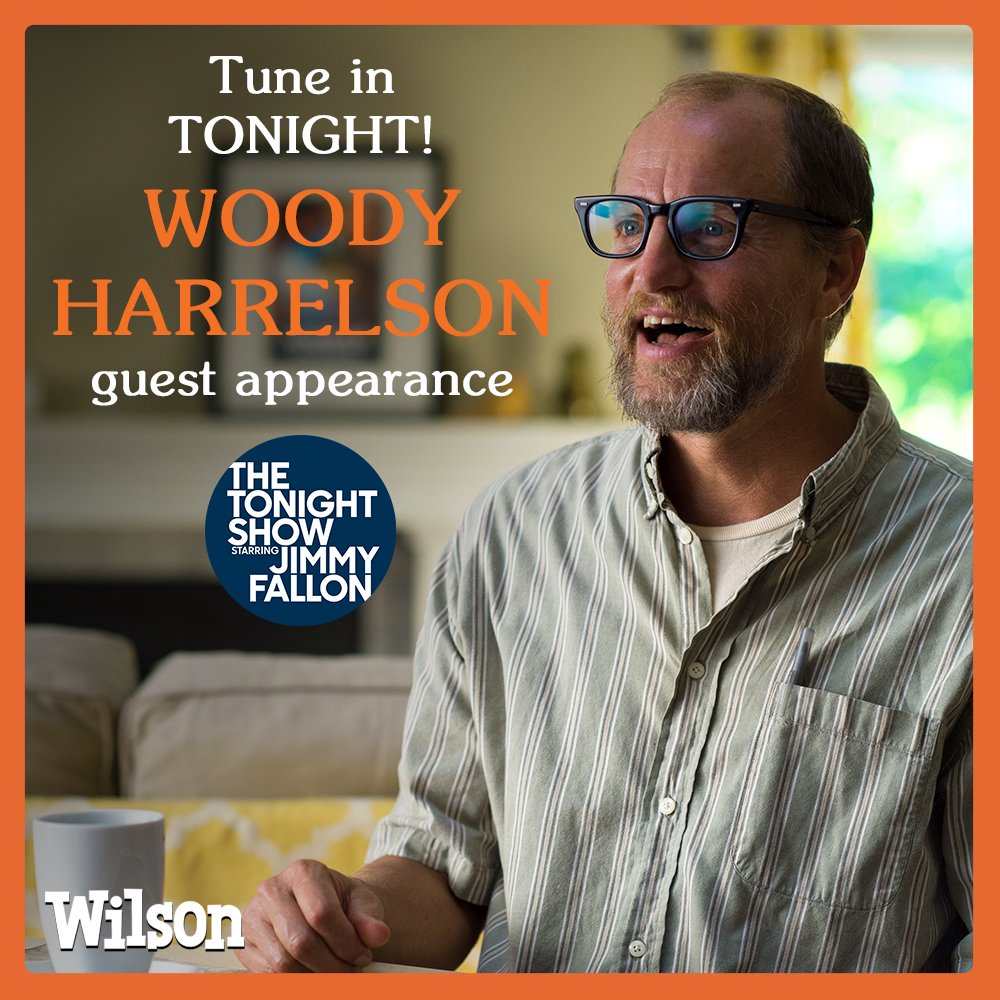 WilsonMovie's tweet photo. Tune in TONIGHT to see @WoodyHarrelson on @FallonTonight! #WilsonMovie https://t.co/5K9AvQ4jHt