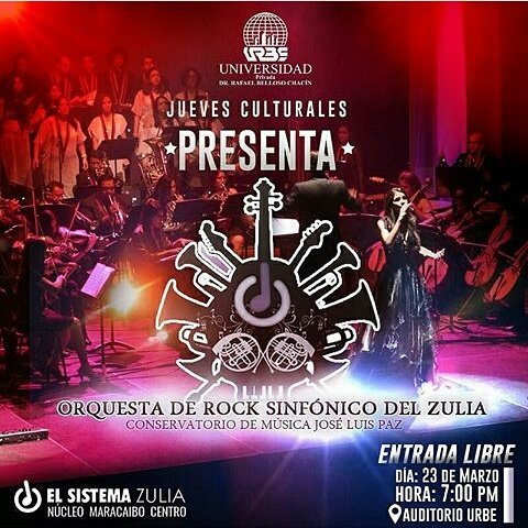 <a href="/RockSinfonicoZ/">Rock Sinfónico Zulia</a> #Mañana <a href="/infourbe/">URBE</a>
