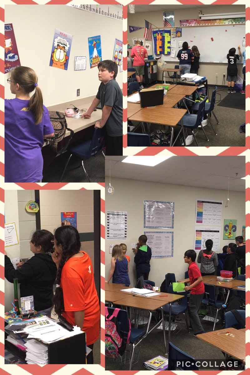SchulerIsCooler's tweet photo. Up and moving to review for STAAR! Having fun and learning too. @CryarCats @conroeisdmath #cryarintermediate #mathisfun https://t.co/AWJhhBgR2M