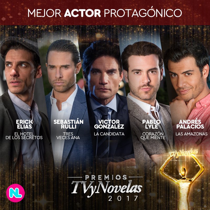NovelaLounge's tweet photo. ¿Cual es su favorito como Mejor Actor Protagónico? #PremiosTVyNovelasMX #PTVyN2017 https://t.co/xW1Vpg4zSq