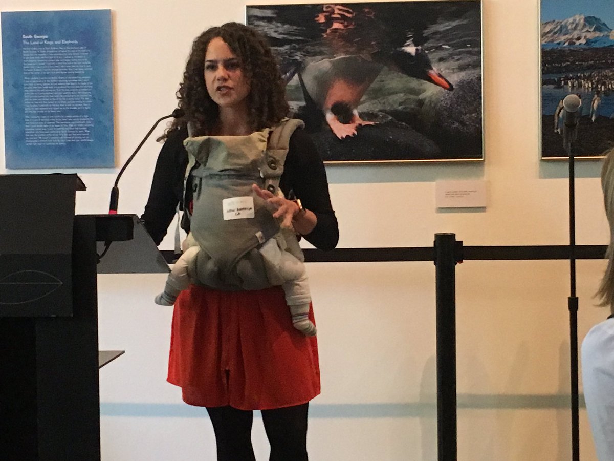 travismoore's tweet image. .@meganegarcia. Amazing. Pitching @NewAmericaCA w/ baby Evie. Great role model for @GoldmanSchool students. #WorkOnThingsThatMatter