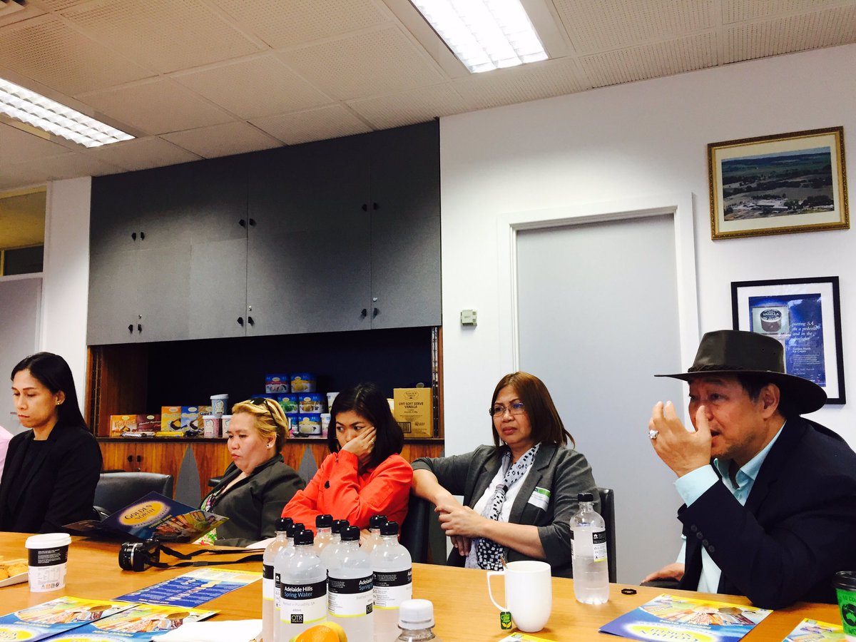 waperry's tweet photo. Tasting #icecream flavours @GoldenNorthSA #honey #jamface with our friends from #Philippines #AustraliaAwards @AustraliaAwards @CareerPlanAU https://t.co/1ua10a9jJV