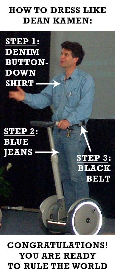 Ponytailposse's tweet photo. 2 weeks until #DressLikeDeanKamen Day! Learn more here: https://t.co/RmpSI1Ghzi https://t.co/IXswMn6MEd