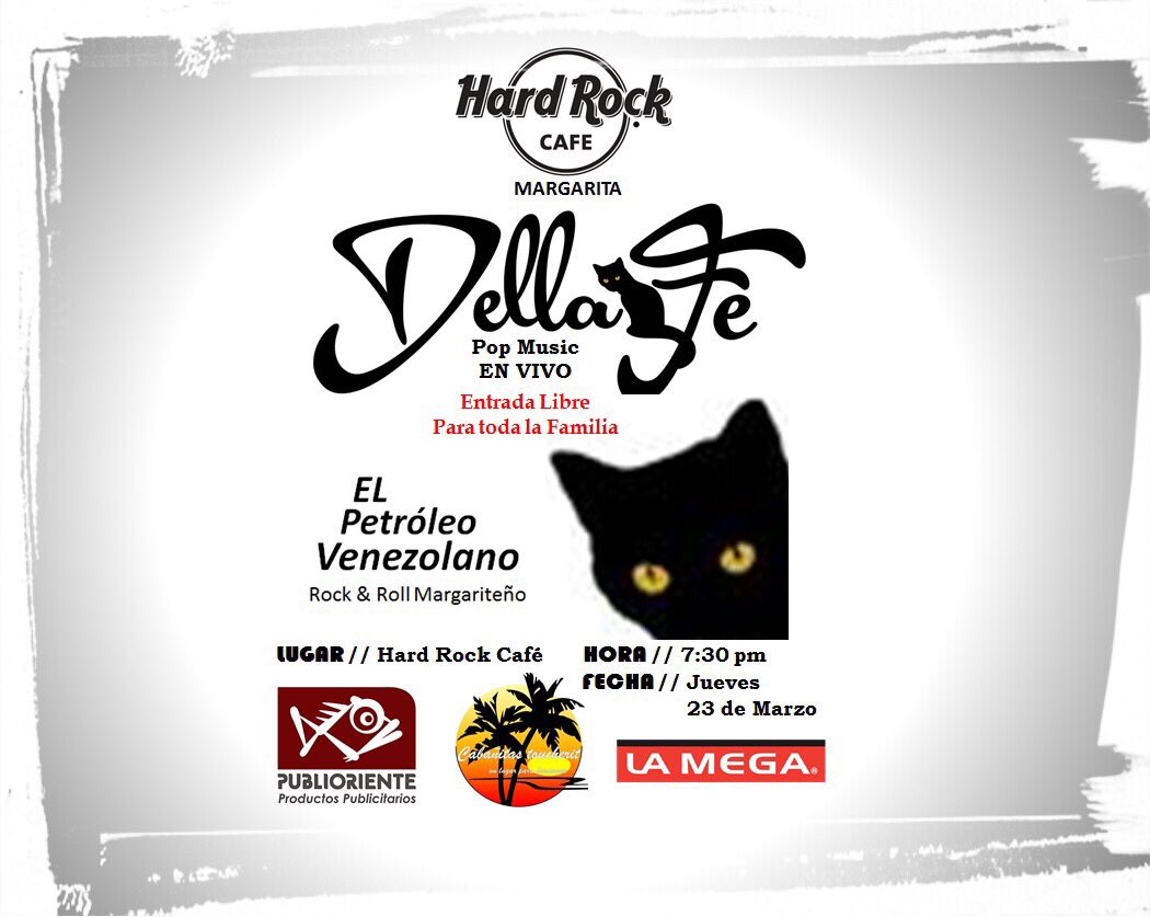 HRCMargarita's tweet photo. Mañana @dellafemusic compartiendo tarima con @petroleovenezolano Una noche especial #dellafemusic #popipop #banda #musica #envivo https://t.co/fUruJcx2g7
