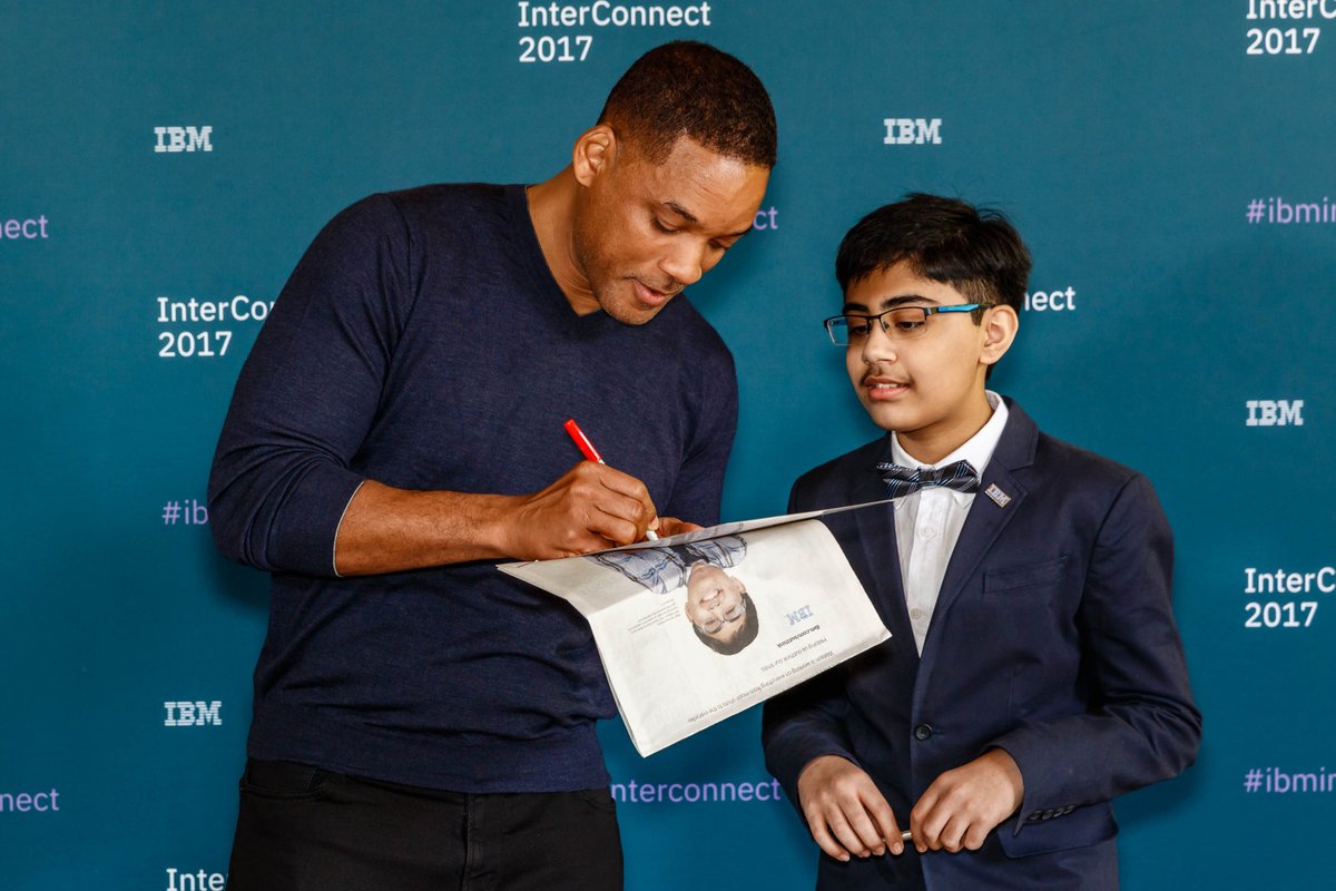 TajyMany's tweet photo. It was so much fun to meet #WillSmith and learn about @JUSTisbetter, @IBMInterConnect! Hope we can meet again soon :) @IBM @IBMcloud https://t.co/xOUf4fqmgt