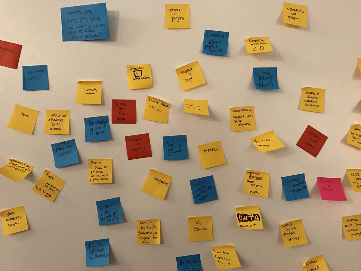 luckytran's tweet photo. Joined science advocates & creatives tonight for a fun brainstorm held by the Amplifier Foundation. Can't wait for more #ScienceResists art! https://t.co/0M7TVMO6k4