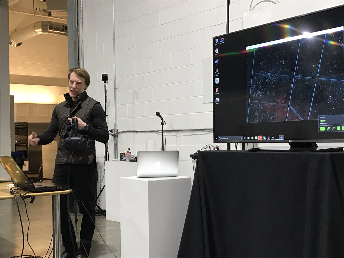 visualisgood's tweet photo. Great turnout for #mnvr at @WorrellDesign with @SethDeGroot @livingtech @drobdesign @zach_wendt and friends! 😎 https://t.co/tvl5CSsYj7