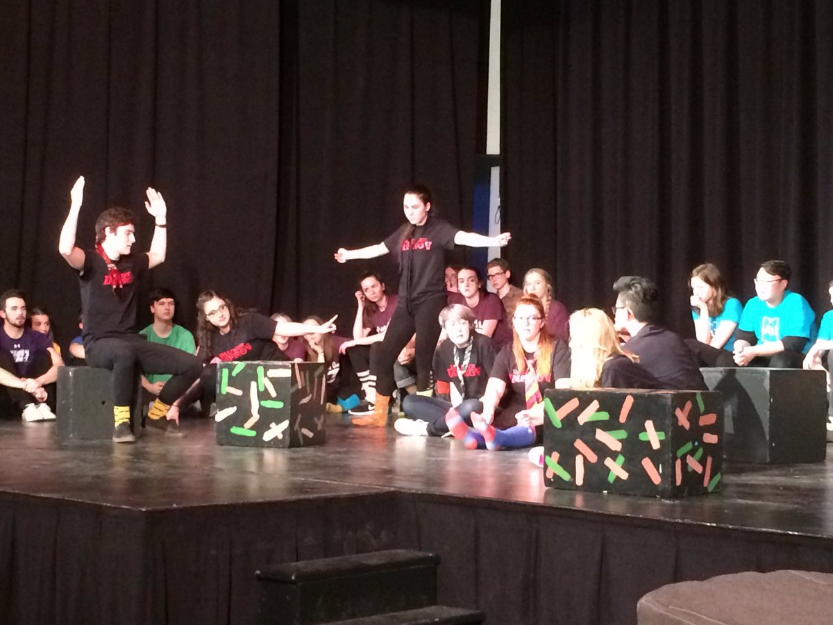 BalfourColl's tweet photo. The @BalfourColl Sr. Improv team performs at the @CanadianImprov Games! @RegPublicSchool @RCSD_No81 #improv https://t.co/9wvdoT2vs3