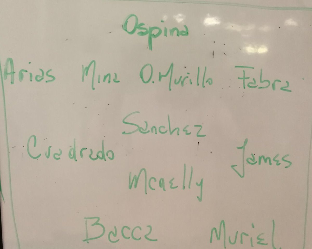 AdrianMagnoli's tweet photo. Con mucho respeto , así le jugaría a Bolivia mañana ⚽🇨🇴 https://t.co/NG7FcWnvy3