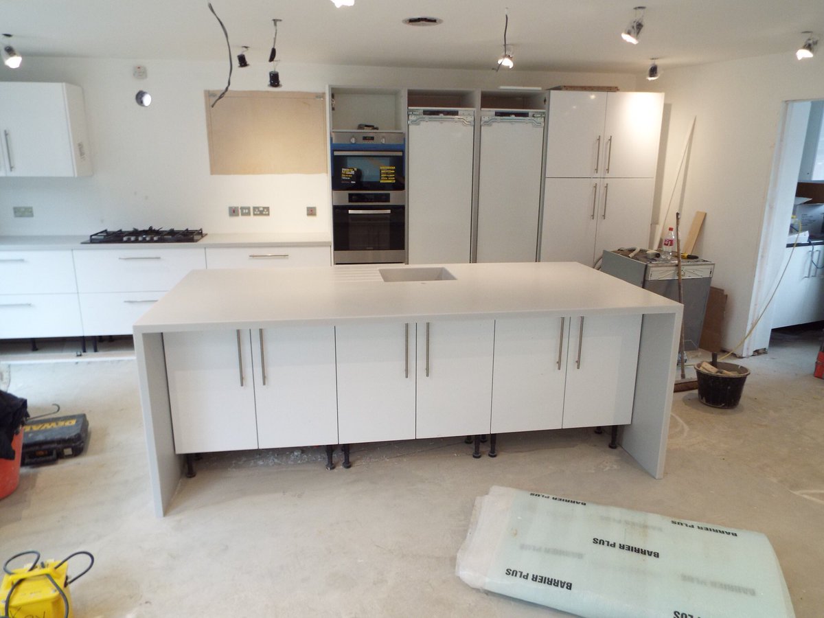 Sheff Solid Surfaces On Twitter Corian Pearl Grey Worktops Sink