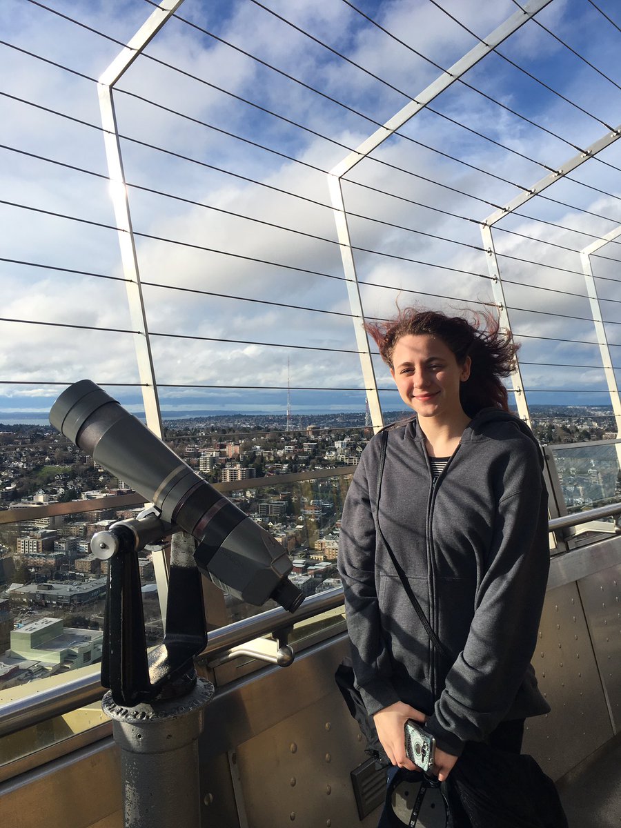 whatcomclubs's tweet photo. Top of the world!... Or just the Space Needle! @whatcomclubs @bgcskagit #wayoy17 @SpaceNeedleTN https://t.co/ZEqUGex9Vn