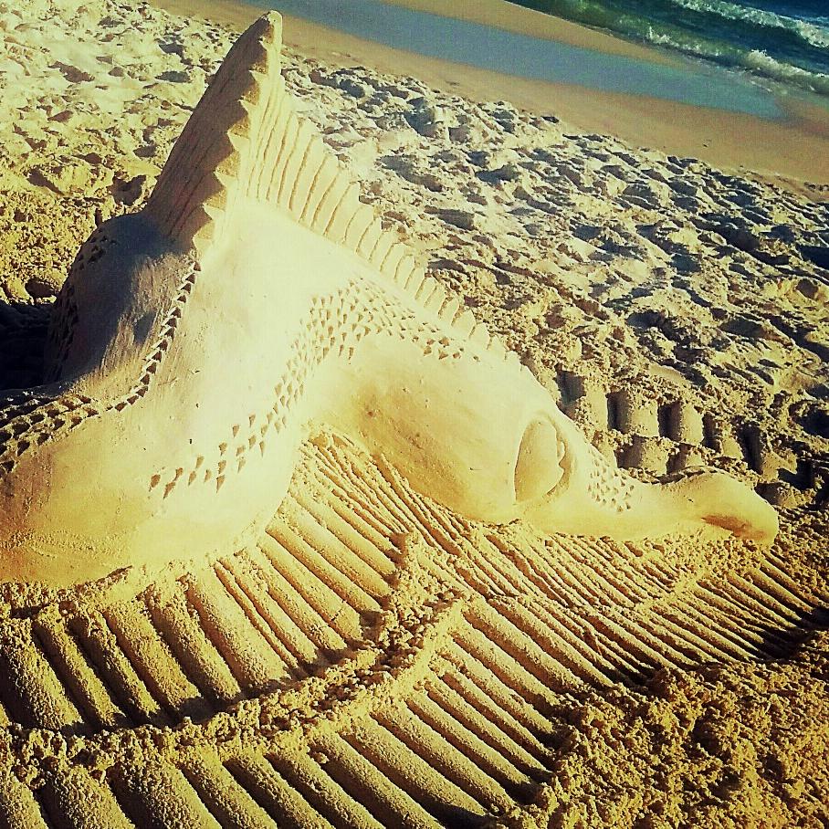 Sea monster attack! We'll teach you how to make your own! #sandcastle #beachlife  #gulfshores #orangebeach #alabama #springbreak #familyfun