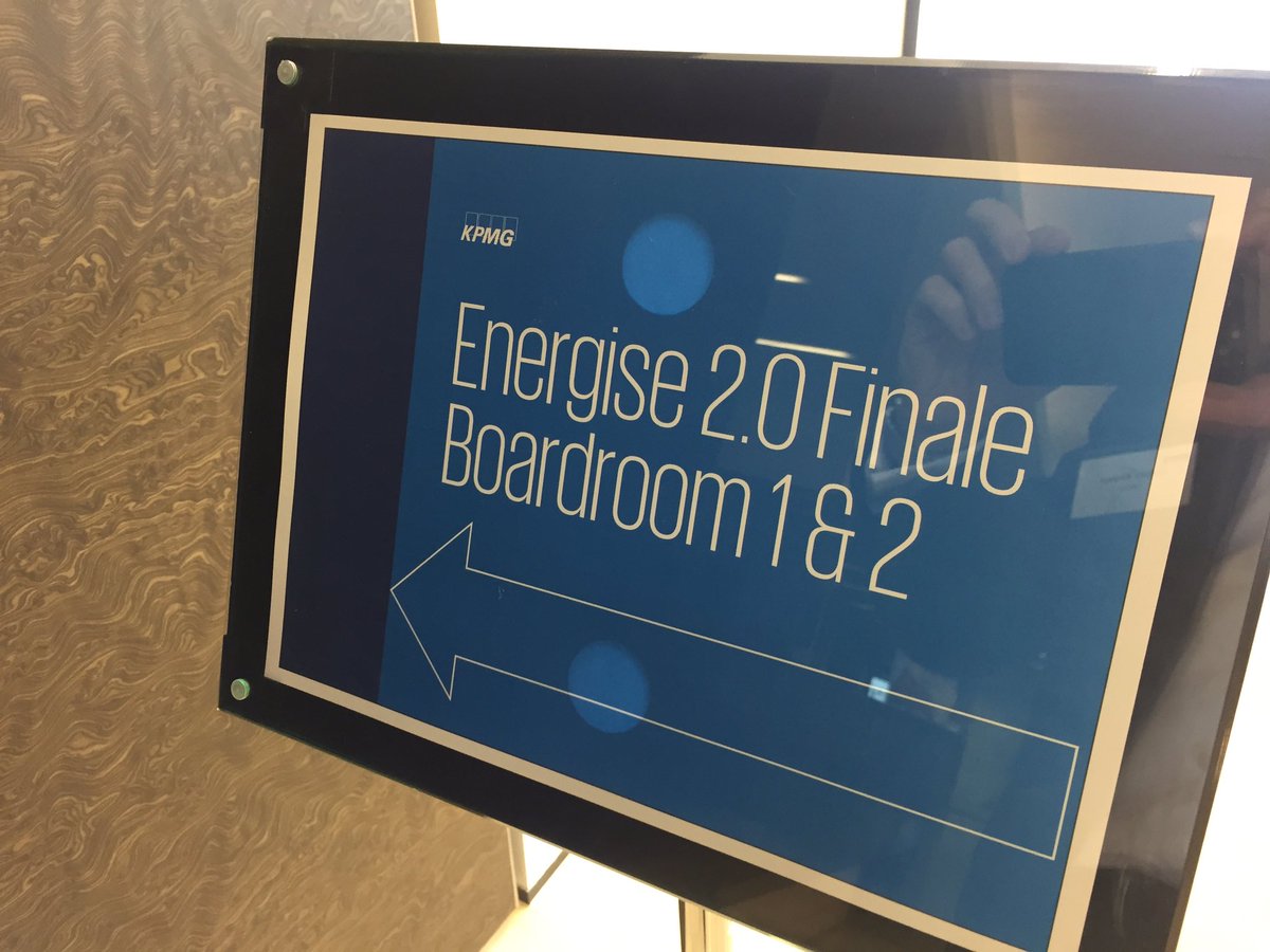 15 months in the making... #KPMGEnergise 2.0 finale is finally here! Customer pitch panel for #startups today, gala event tonight!