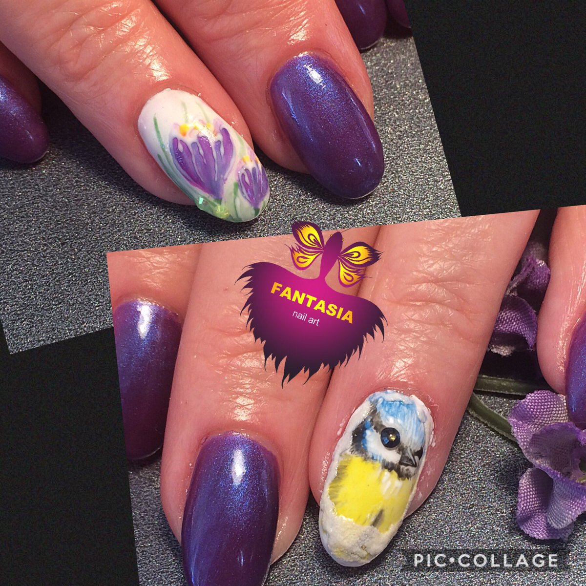 FantasiaNsD's tweet photo. Spring has sprung #springdesigns #gelnailsdesign #gelmanicure #nailart #nailswag #nailtech #nailcare #tengel #polypolish https://t.co/gh9qNkxygG