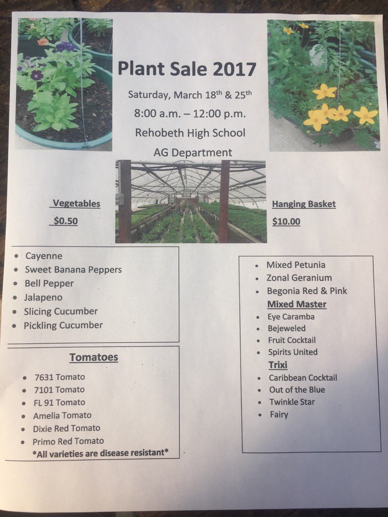 Need vegetables?! Consider purchasing your transplants from Rehobeth High School #vegetables #Wiregrass #Rehobeth