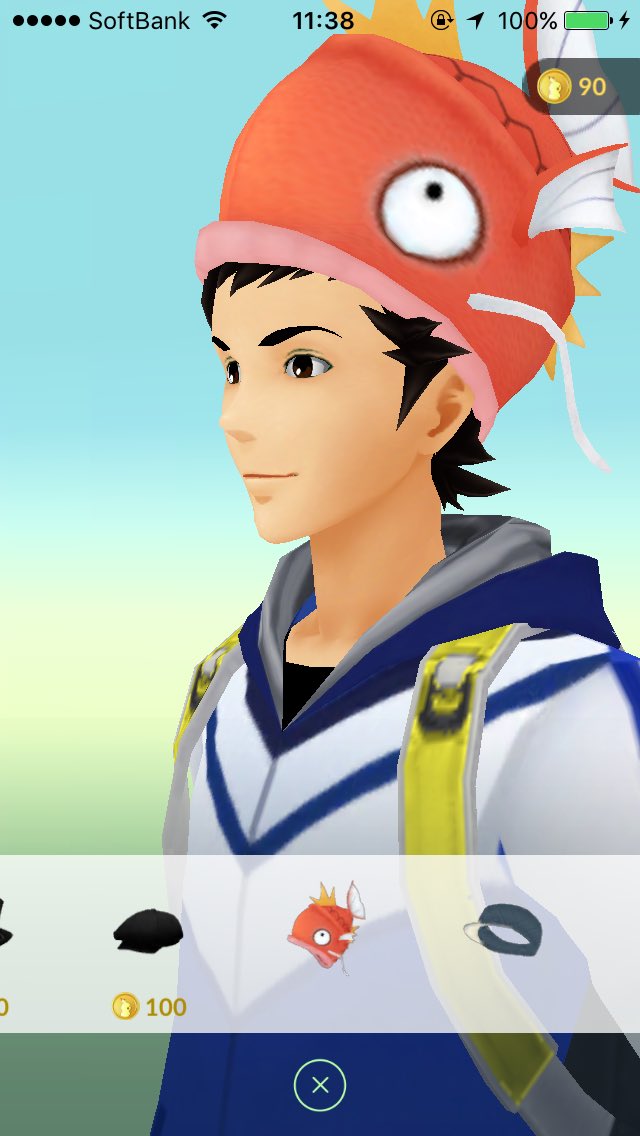 ポケモンgo 着せ替えアイテムでコイキングの帽子が登場 みんなの反応は