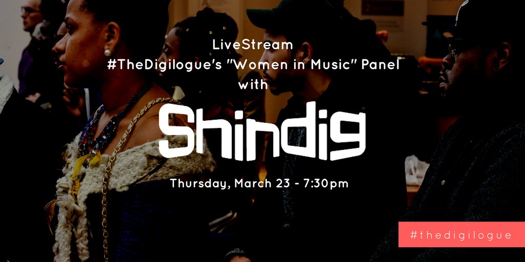 MedvisJackson's tweet photo. RSVP with @ShindigEvents for the "Women in Music" Panel discussion https://t.co/13JqahaBKd #thedigilogue #wixevents https://t.co/2cWBuRWx0M