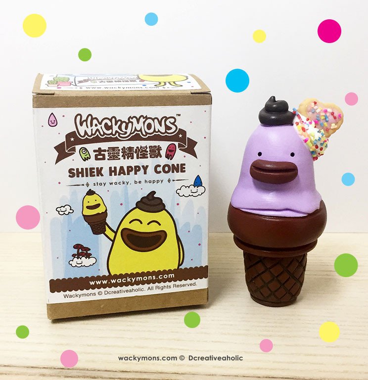 wackymons's tweet photo. Shiek Yam Happy Cone with Strawberry Biscuit 🍦🍪 available at https://t.co/WIprJRcvDm https://t.co/h16sQAeBZT
