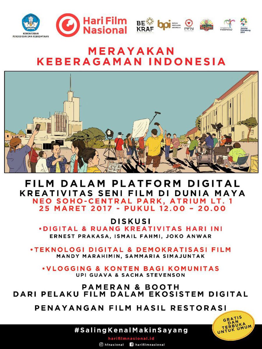 Tanggal 25 Maret di New Soho - Central Park, acaranya <a href="/ASentausa/">Agung.Sentausa</a> bersama <a href="/ernestprakasa/">Pria Perkasa</a> <a href="/jokoanwar/">GHOST IN THE CELL - 16 APRIL 2026 DI BIOSKOP</a> yuuuk #SalingKenalMakinSayang