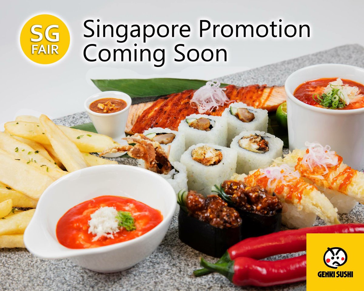 [ SHOUT OUT ] Our "SG Fair" Singapore Promotion is happening from 3~30 April. Sambal, chilli crab and satay galore! Don't miss it!