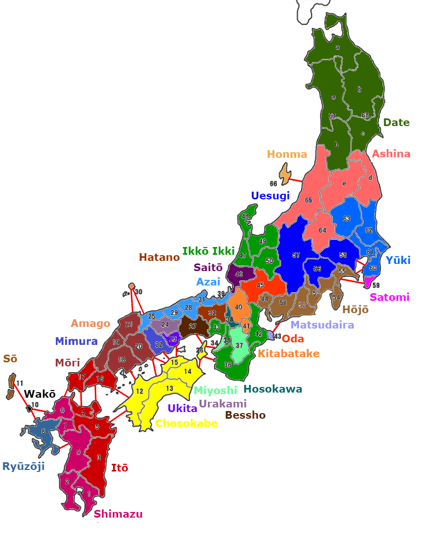 Nick Kapur On Twitter The Sengoku Japan Simulation Continues Here Is What The Map Looks Like As Of Summer 1569 Sengokusim