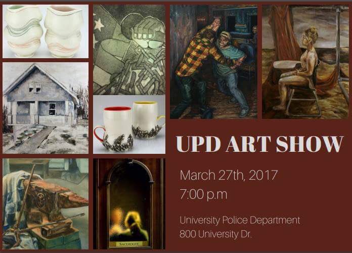 MikeCeperley's tweet photo. Art night at UPD, Monday at 7 pm!  It's the place to be! https://t.co/5xoheaNYH0
