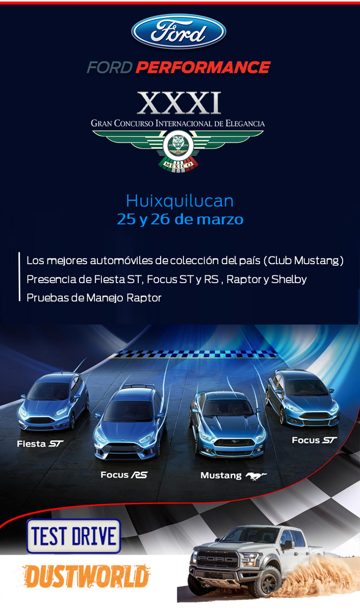 FordMX's tweet photo. #FordPerformance tiene preparadas muchas sorpresas este fin de semana en @Concurso_Eleg, no te lo puedes perder. #FordSixGames @redbullMEX https://t.co/1OEHXu7KWU