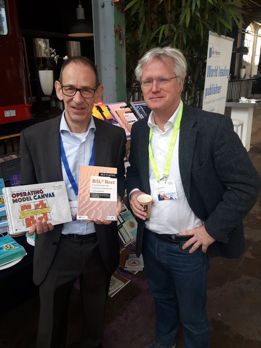 marksmalley's tweet photo. First feel @OperatingModels RT @M_vdplas New books at #SMD2017 #Bislnext #OMCanvas https://t.co/unC1600yvs