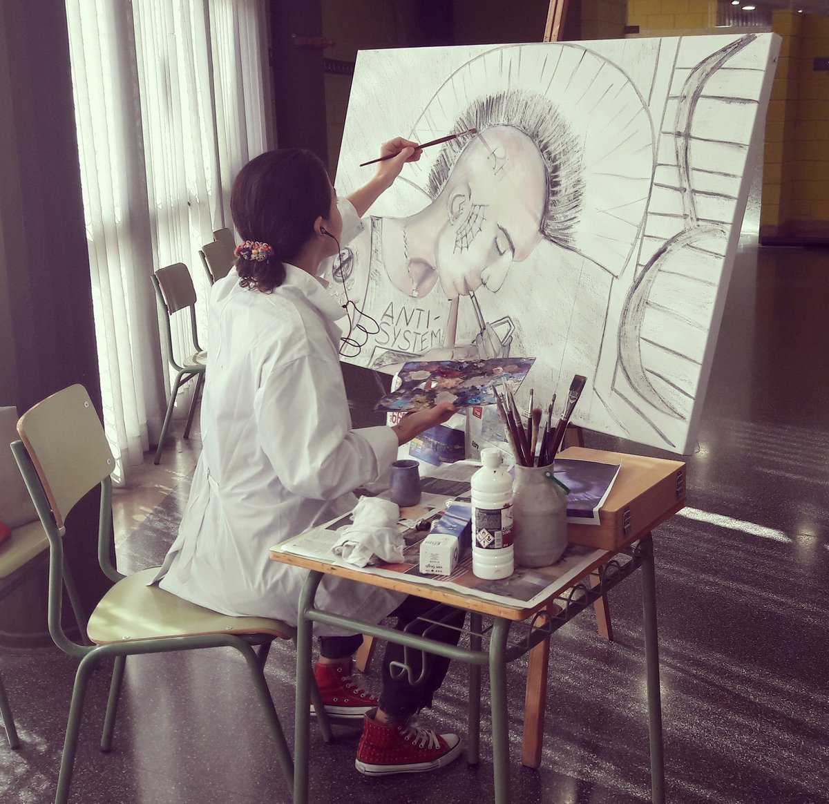 Claudia_Mt_C's tweet photo. New proyect in progress...#modernart #contemporaryart #iloveart #punkart #beapunk #punkartist#makeartmakelove https://t.co/0jw8wTPuQ3