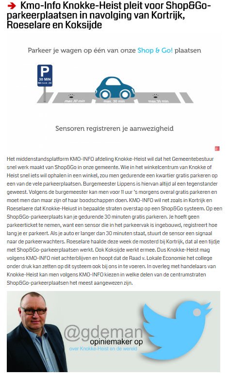 jongvldkh's tweet image. Blij dat @KMOINFObe en @g_deman ons shop&amp;amp;go voorstel steunen. Jammer dat men onze naam is vergeten te vermelden. 😂 jongvldknokkeheist.be/shop-en-go-par…