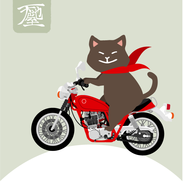 天地 翔 8 2ねこたいむ発売 V Twitter バイクや車の資料欲しいなぁという呟きを拾って ありがたくもバイクの写真を送ってくださった方が さっそく描かせていただきました ありがとうございます 猫 バイク バイクイラスト イラスト Cat Bike Illust