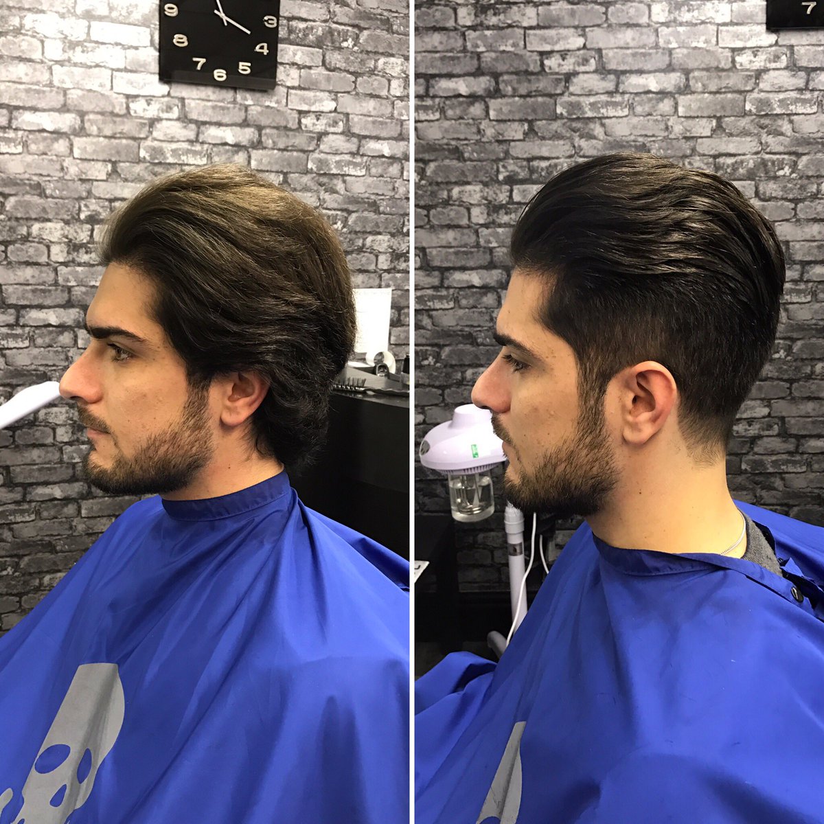 BarberShopTYL's tweet photo. Before and after styled with pomade #bluebeardsrevenge https://t.co/oKFinz6pxD