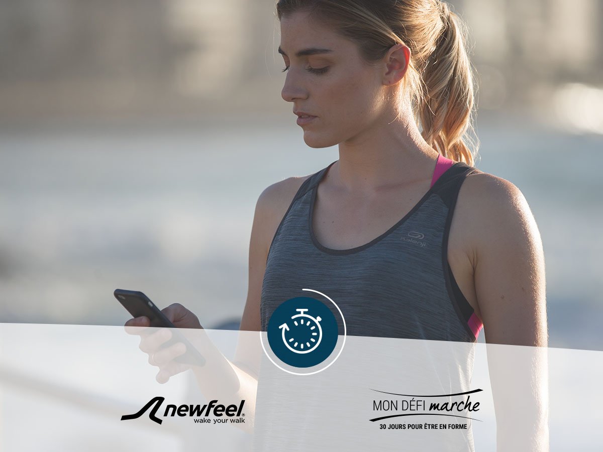 Téléchargez l'application Decathlon Coach pour suivre votre progression et rester motivé pour  #MonDéfiMarche goo.gl/bI0edt