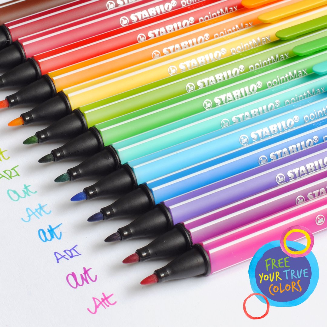 STABILOUK on X: Our #STABILO #PointMax brings the #art into writing.  What's your favourite colour?  / X