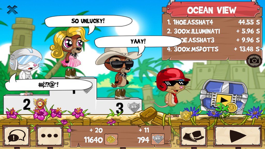 ogXsideXhoe's tweet photo. Having a blast @ #funrun2 #asshat4 #ILLUMINATI #MsDotts https://t.co/MPfJq8S5Bv