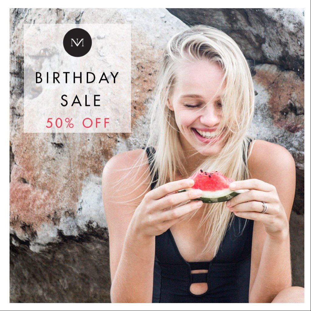 NM_Resort's tweet photo. It's our B-DAY SALE 🍉🎈Shop select swimwear &amp; beachwear at 50% OFF -> https://t.co/PcseoP5SRx https://t.co/qWAFrpLyvY